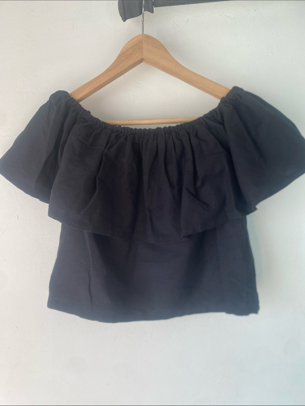 Mara Hoffman S Ruffle Off Shoulder Top - Picture 2 of 8